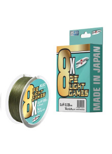 Pintas valas Asso PE 8X Light Games Dark Green 150m
            