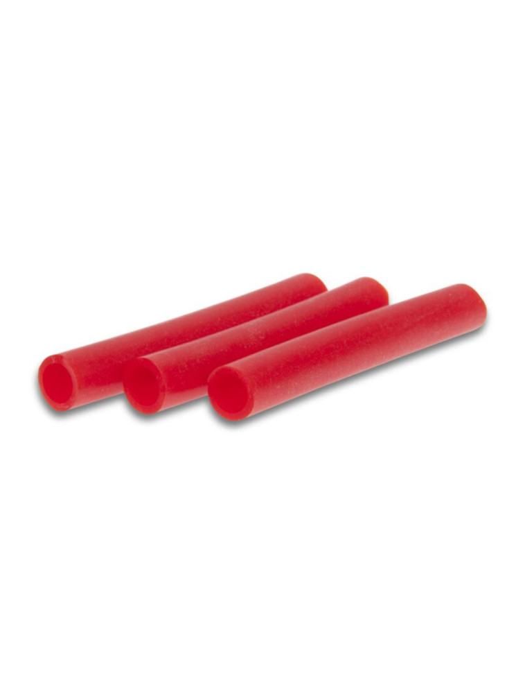 Силиконовая трубочка Uni Cat Hook Tubes XXL Red 0,4 мм 3 см