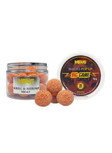 Boiliai Meus Big Game Pop Up 18mm - Krill & Shrimp
            