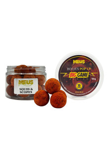 Boiliai Meus Big Game Pop Up 18 mm – kalmārs un skopeks
            