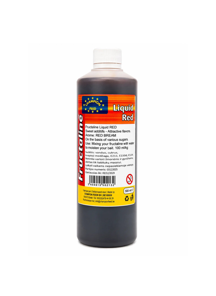 Šķidrā piedeva barībai Champion Feed Fructaline Liquid 500 ml – sarkanā brema