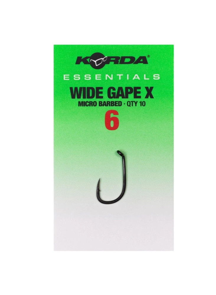 Крючки « Korda » серии Essentials Wide Gape X
