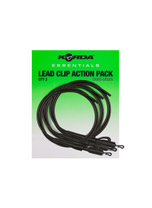 Korda Essentials Lead Clip Action Pack Carp Rig Kit QC Swivels 3 Sets