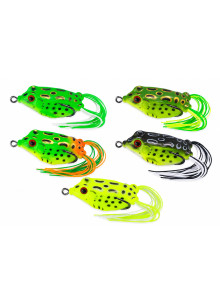 FL Frog 6cm 12g peldošs gumijas vobleris zivju ēsma spiningošanai zālēs