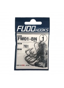 Offset hooks FUDO FW01-BN