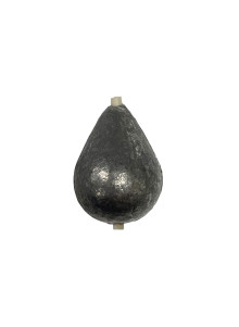 Plum-Shaped Lead Weight with Rubber Sleeve 2-20g Float & Bottom Fishing