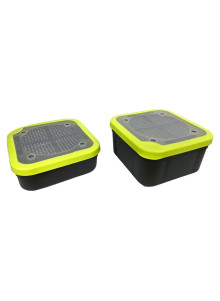 Matrix Bait Box with Lid Clear Vented 0.6L 1.25L 1.88L Maggot Corn Fly Storage
