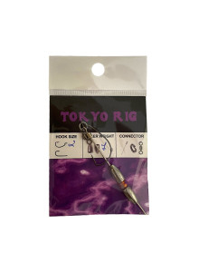 Tokyo Rig x2 süsteem ahvenale ja kohale, volframraskused 3,6g-21g