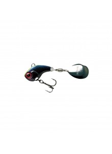 Jackall Deracoup Tail Spinner Chartreuse Back Black 7/10/14g