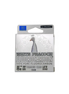 White Peacock fluorocarbonõng 50m 0,10-0,30mm läbipaistev monofilament